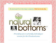 Tablet Screenshot of naturalbottoms.com